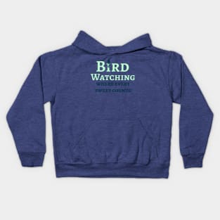 Bird Watcher, Where every tweet counts Kids Hoodie